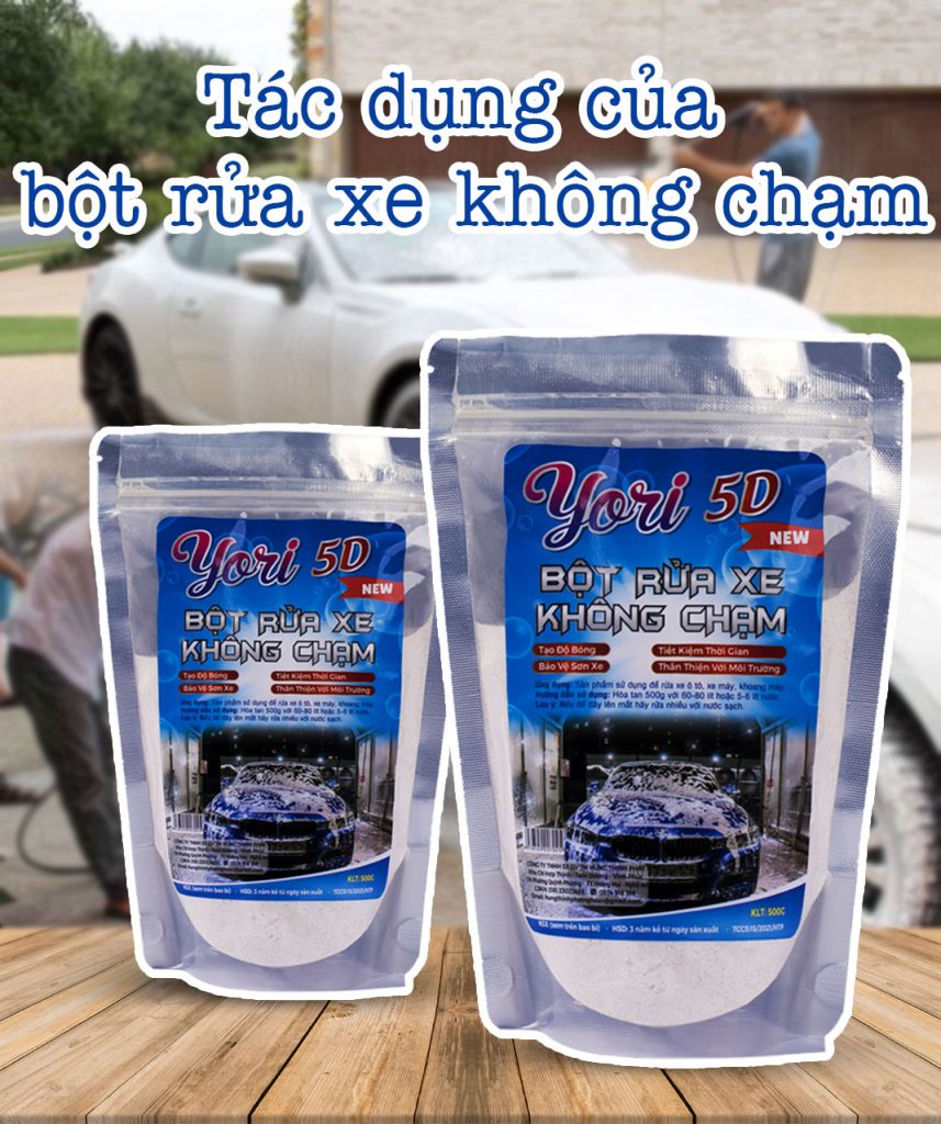 Tác dụng của bột rửa xe không chạm