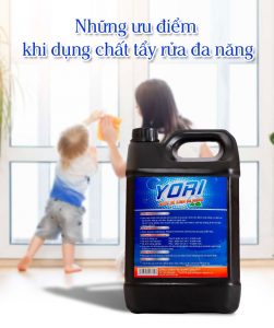 Những ưu điểm khi dụng chất tẩy rửa đa năng