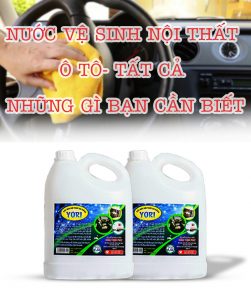 Nước vệ sinh nội thất ô tô- tất cả những gì bạn cần biết