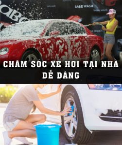 Chăm sóc xe hơi tại nhà dễ dàng