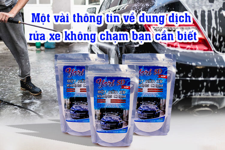 Cách pha bột rửa xe không chạm – HIỆU QUẢ TỐT NHẤT 1