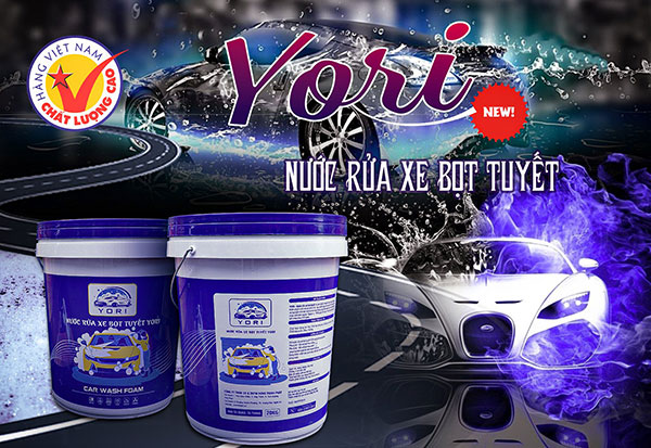 Nước Rửa Xe Bọt Tuyết YORI 1