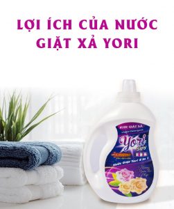 lợi ích khi sử dụng nước giặt xả Yori