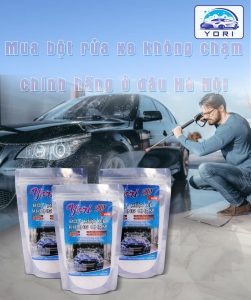 Mua bột rửa xe không chạm chính hãng ở đâu Hà Nội