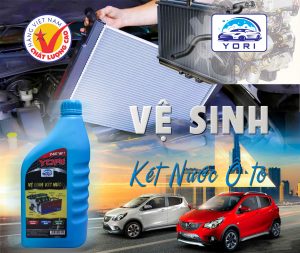 Hướng dẫn vệ sinh ket nước ô tô đơn giản tại nhà