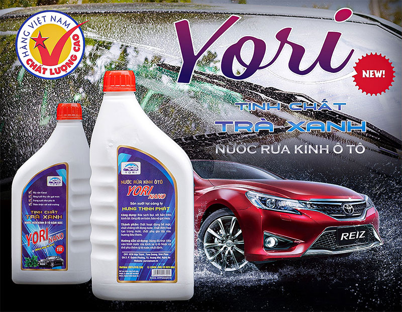 Nước rửa kính ô tô Yori nano New