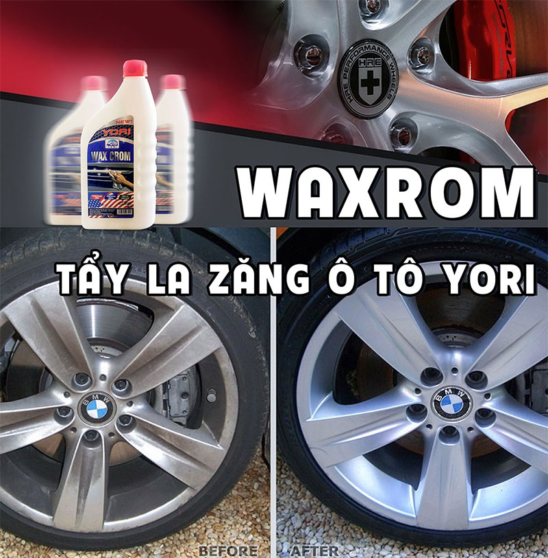 Dung dịch Tẩy Lazang Ô tô WAXCROM